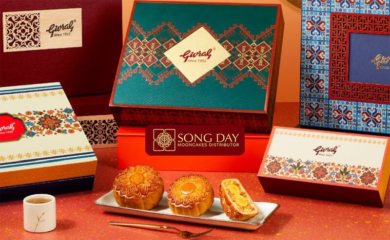 các loại bánh trung thu mini thương hiệu givral