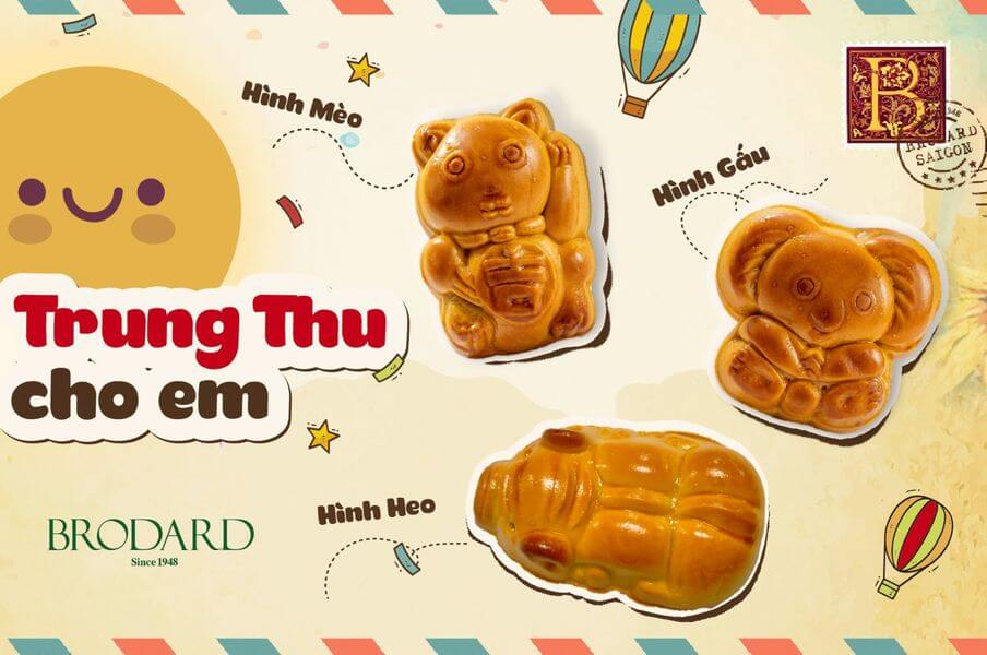 dòng bánh trung thu dành cho trẻ nhỏ